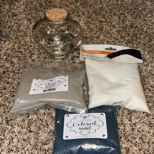 sand and container (was for a wedding) sand ceremony